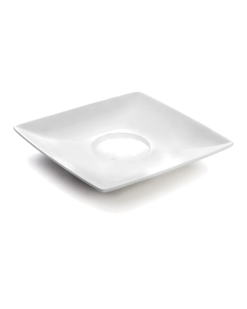 Squito Untertasse aus New Bone China, quadratisch oder rechteckig