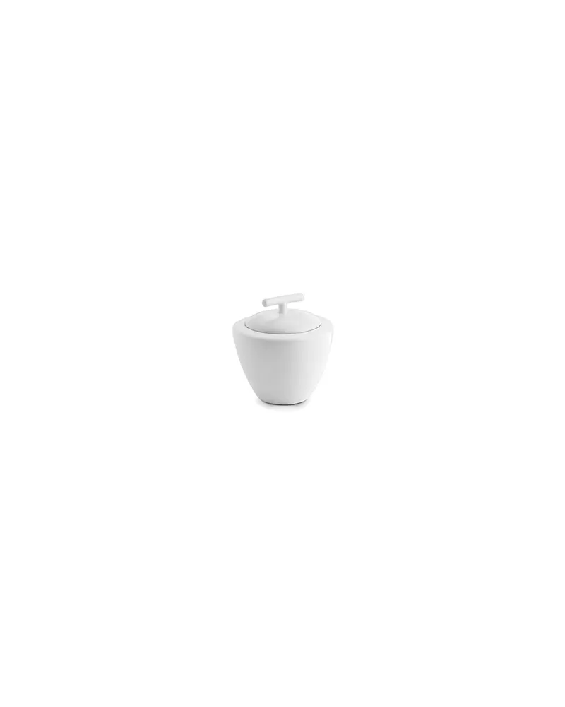 Squito Zuckerdose aus weißem New Bone China, 350 ml, Weiß
