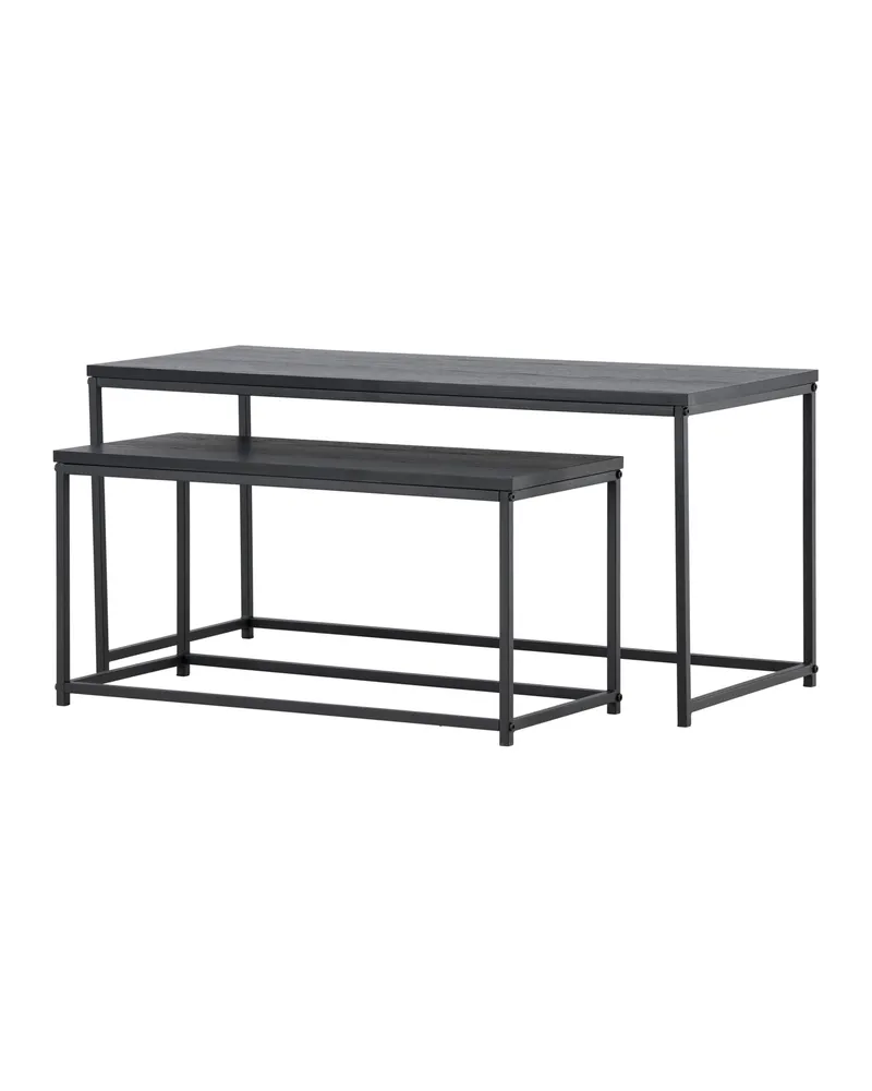 Staal zweiteiliger Couchtisch zum Unterschieben, Ansicht 5