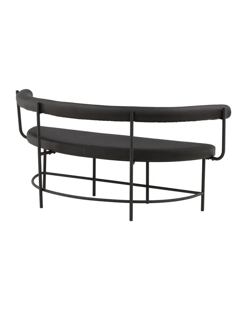 Stallhagen Sitzbank mit Lehne in PU-Kunstleder, Ansicht 12