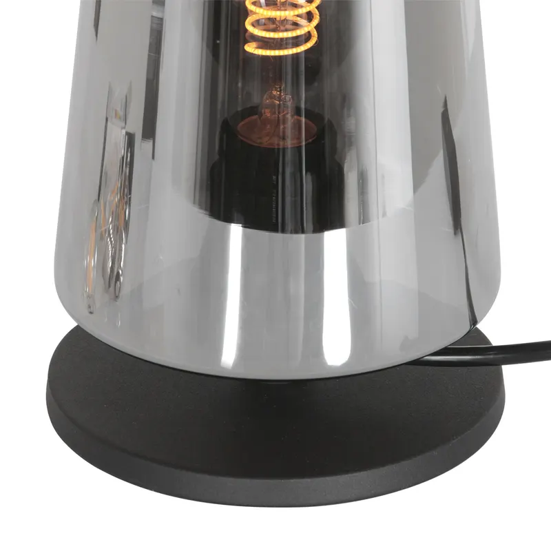 Steinhauer Ancilla Tischlampe mit E27-Fassung in Schwarz, Ansicht 12