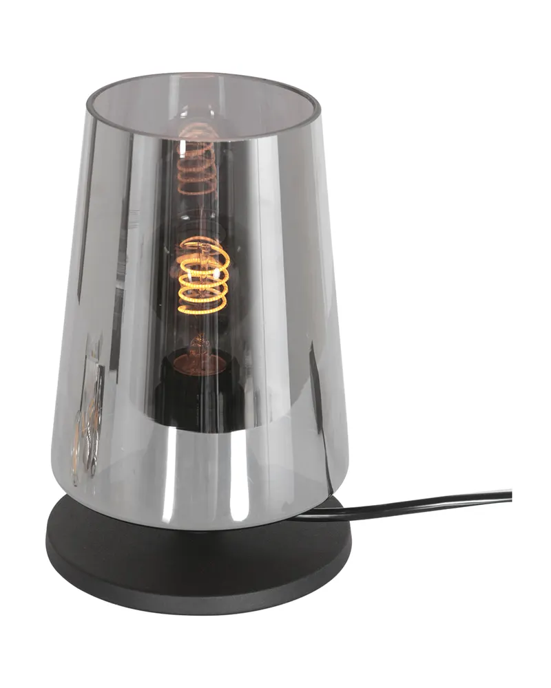 Steinhauer Ancilla Tischlampe mit E27-Fassung in Schwarz, Ansicht 4