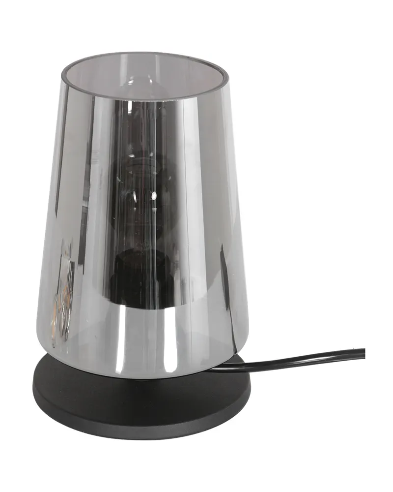Steinhauer Ancilla Tischlampe mit E27-Fassung in Schwarz, Ansicht 5