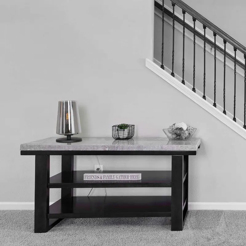 Steinhauer Ancilla Tischlampe mit E27-Fassung in Schwarz, Ansicht 9