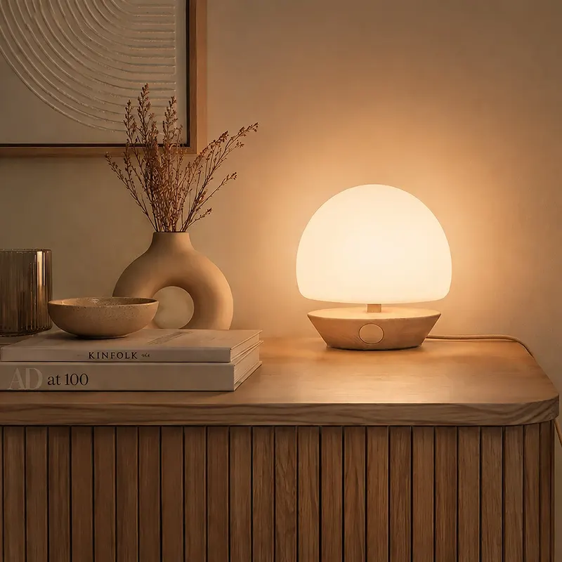 Steinhauer Ancilla Tischlampe mit Touchdimmer in Büche, Ansicht 15