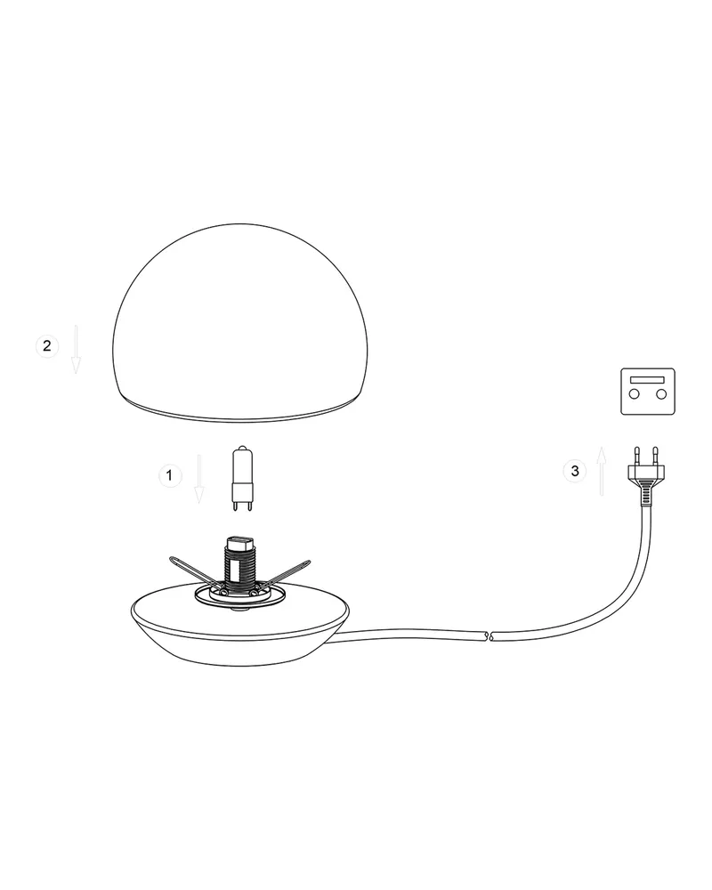 Steinhauer Ancilla Tischlampe mit Touchdimmer in Bronze, Ansicht 11