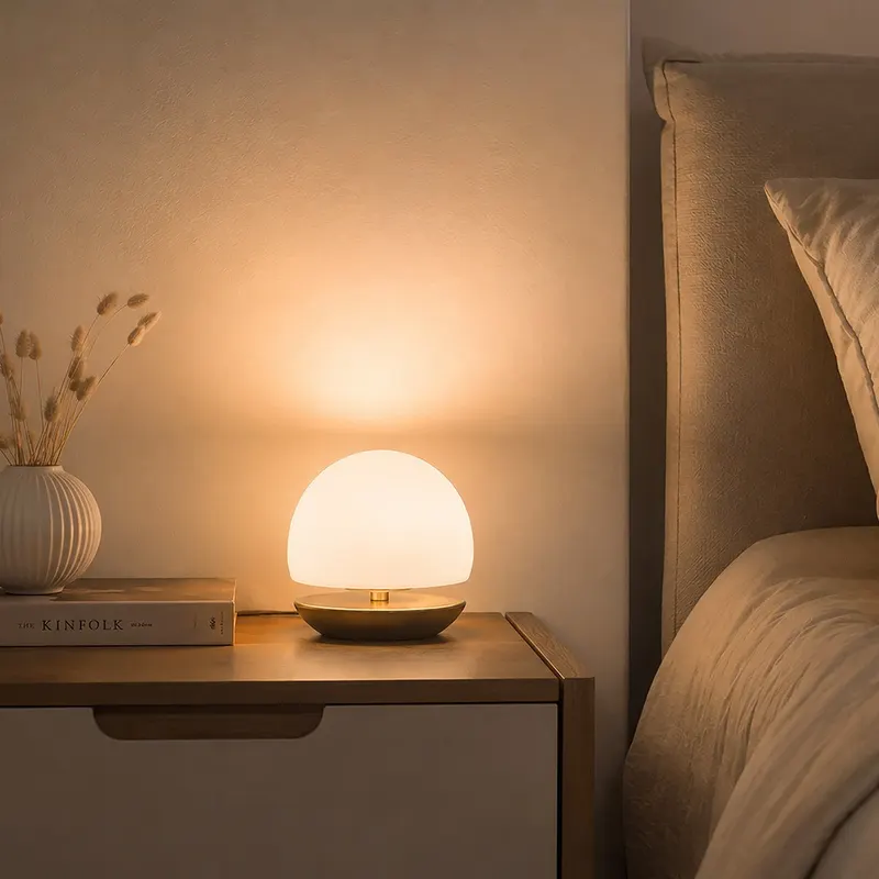 Steinhauer Ancilla Tischlampe mit Touchdimmer in Bronze, Ansicht 12