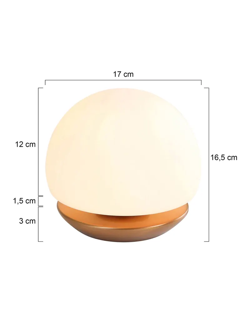 Steinhauer Ancilla Tischlampe mit Touchdimmer in Bronze, Ansicht 9