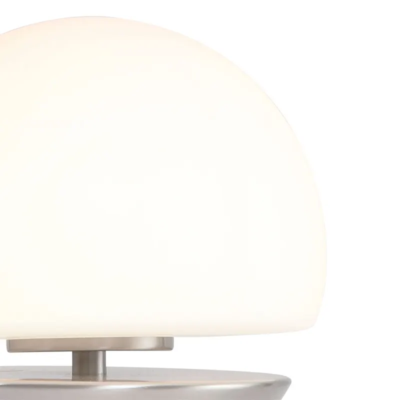 Steinhauer Ancilla Tischlampe mit Touchdimmer in Stahl, Ansicht 9
