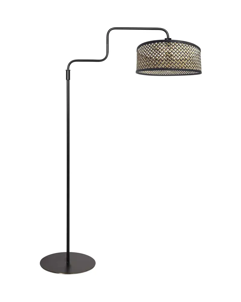 Steinhauer Bloeba Stehlampe mit Lesearm in Schwarz in Schwarz, Ansicht 1
