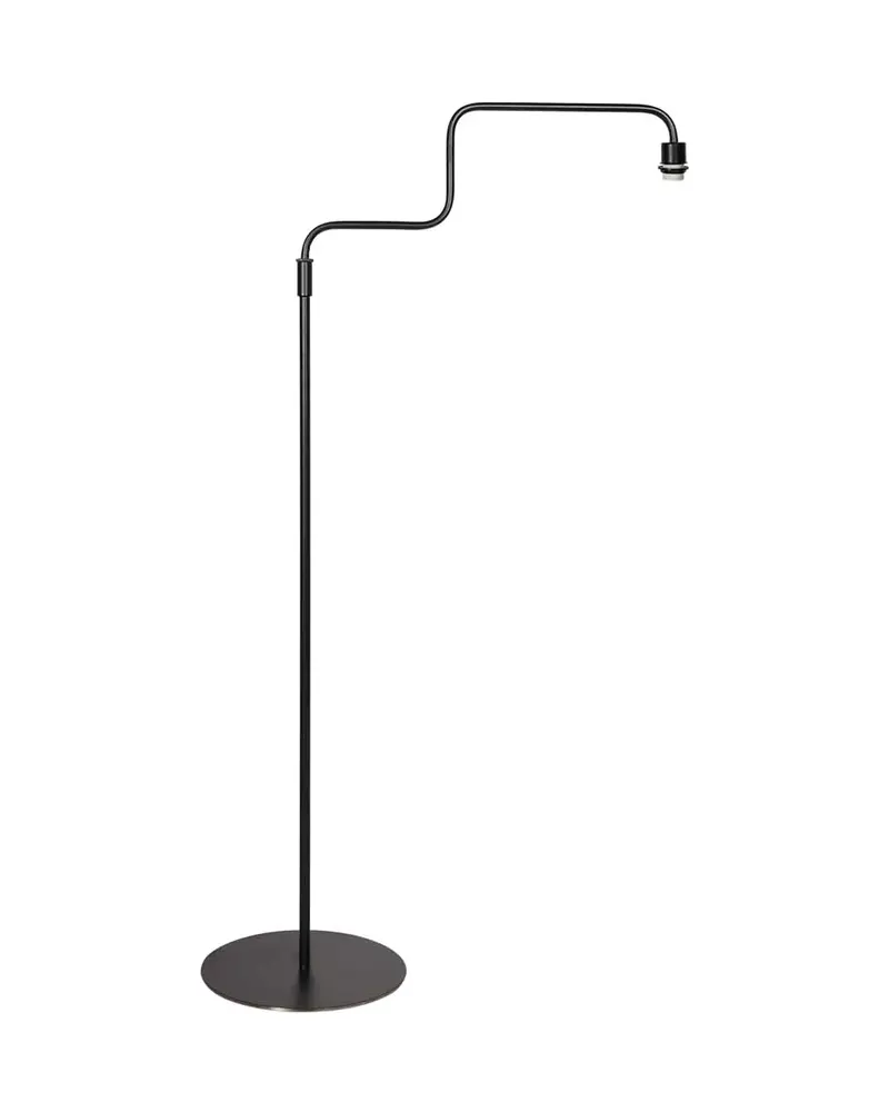 Steinhauer Bloeba Stehlampe mit Lesearm aus Kork und Metall in Schwarz, Ansicht 4