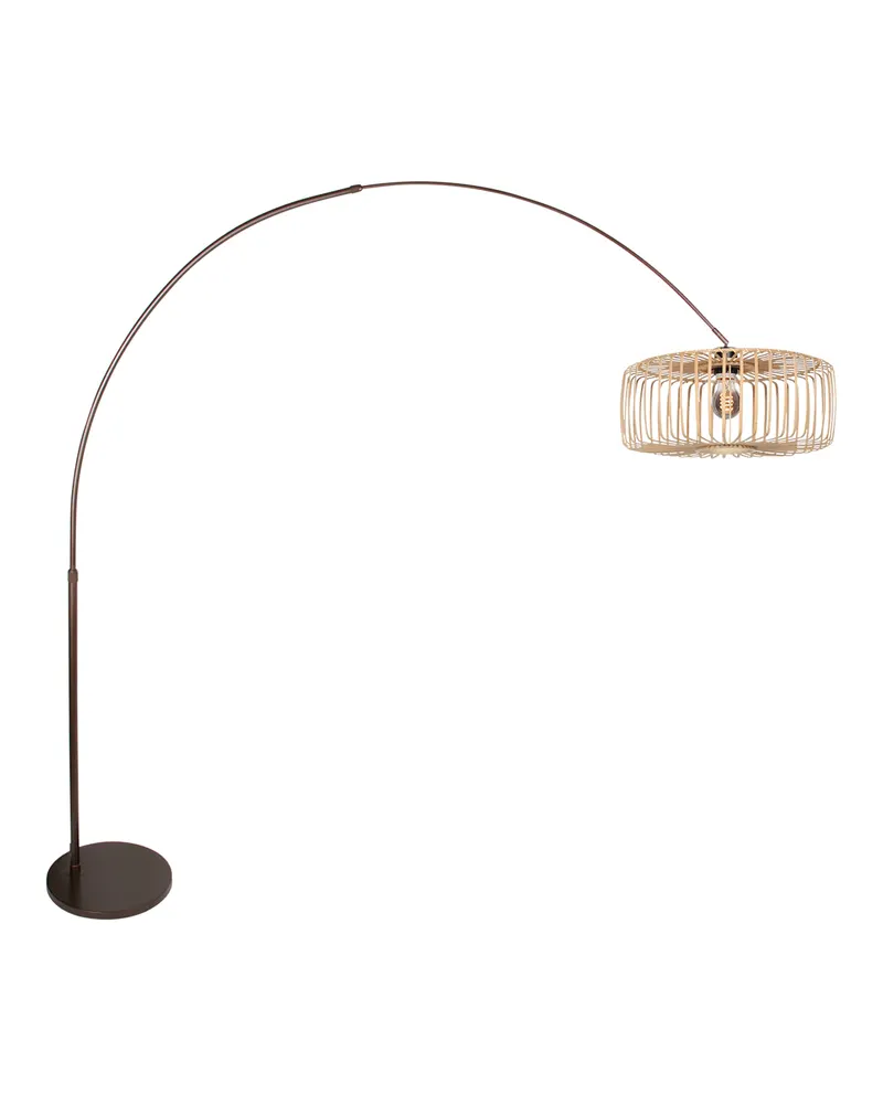 Breeza-Beache Bogenlampe aus Bambus und Metall
