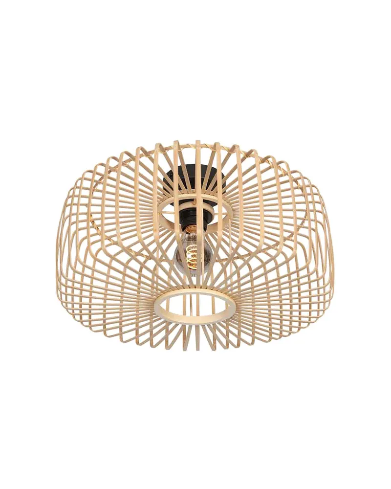 Breeza-Beache Deckenleuchte aus Bambus, Ø 40 cm, Naturfarben
