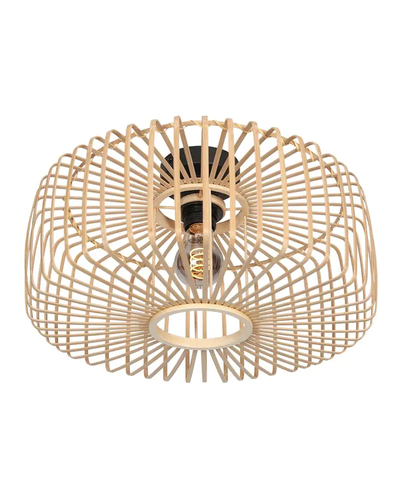 Breeza-Beache Deckenleuchte aus Bambus, Ø 50 cm