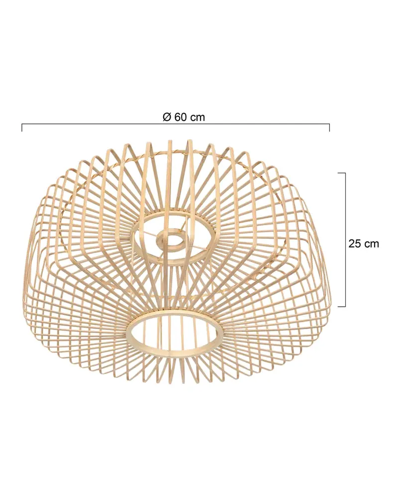 Breeza-Beache Lampenschirm Ø 60 cm, K2002BS in Naturfarben, Ansicht 2