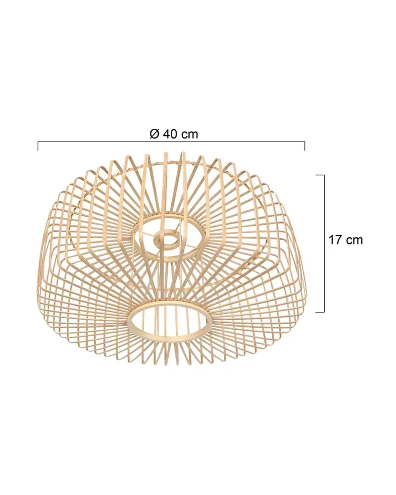 Breeza-Beache Lampenschirm Ø 40 cm, K2004BS in Naturfarben, Ansicht 2