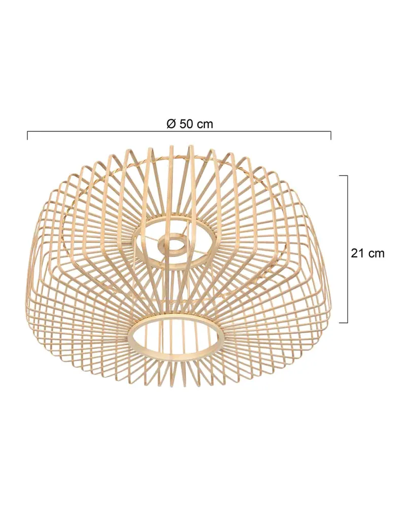 Breeza-Beache Lampenschirm Ø 50 cm, K2003BS in Naturfarben, Ansicht 2