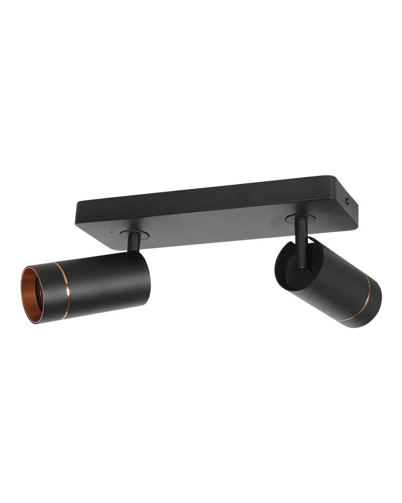 DownLume Spot aus Metall, 2-flammig