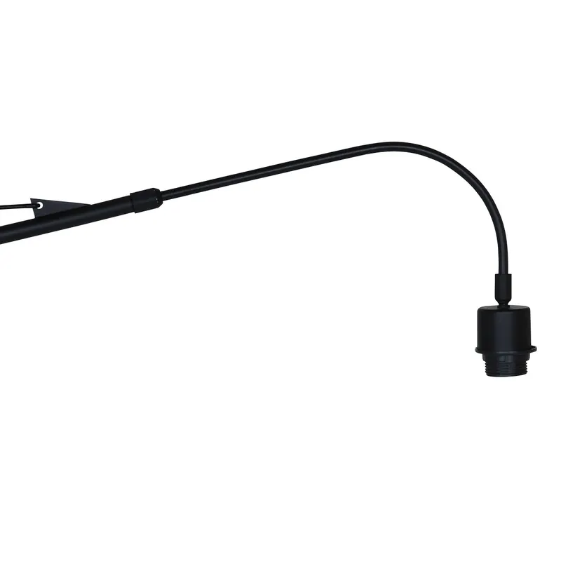 Steinhauer Elegant Classy Wandleuchte mit verstellbarem Lesearm, Schwarz in Schwarz, Ansicht 12
