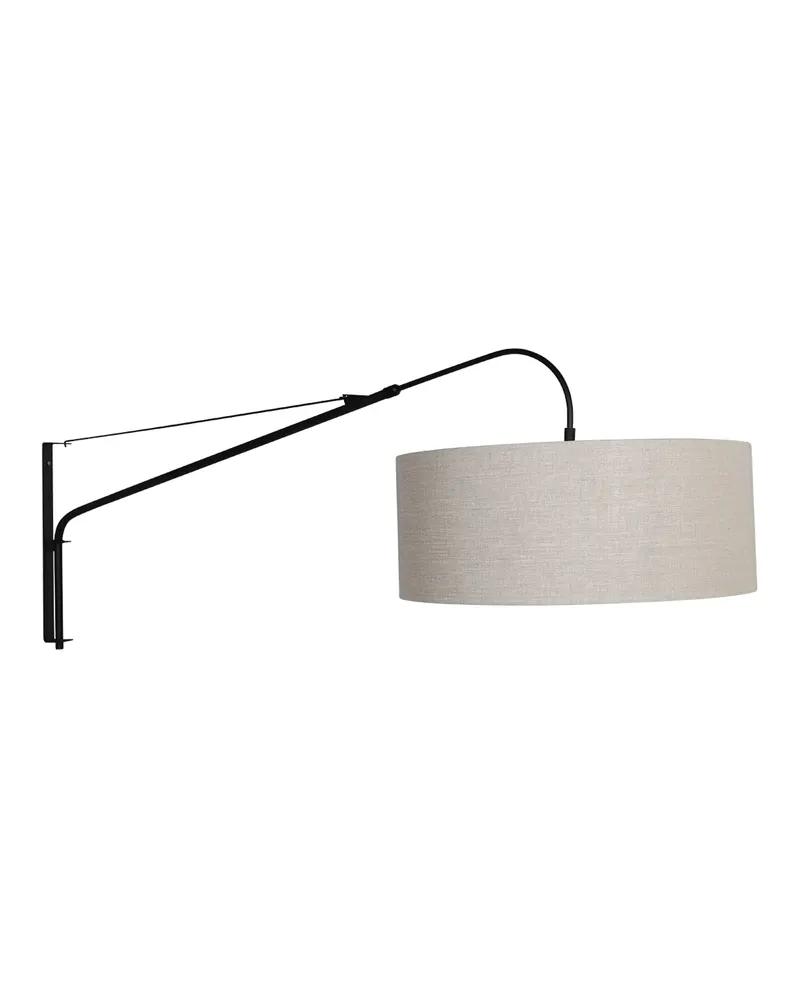 Steinhauer Elegant Classy Wandleuchte mit verstellbarem Lesearm in Stahl, Ansicht 4