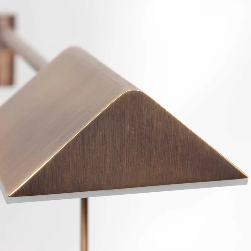 Retina Wandleuchte mit verstellbarem Arm und LED-Modul in Bronze, Ansicht 14