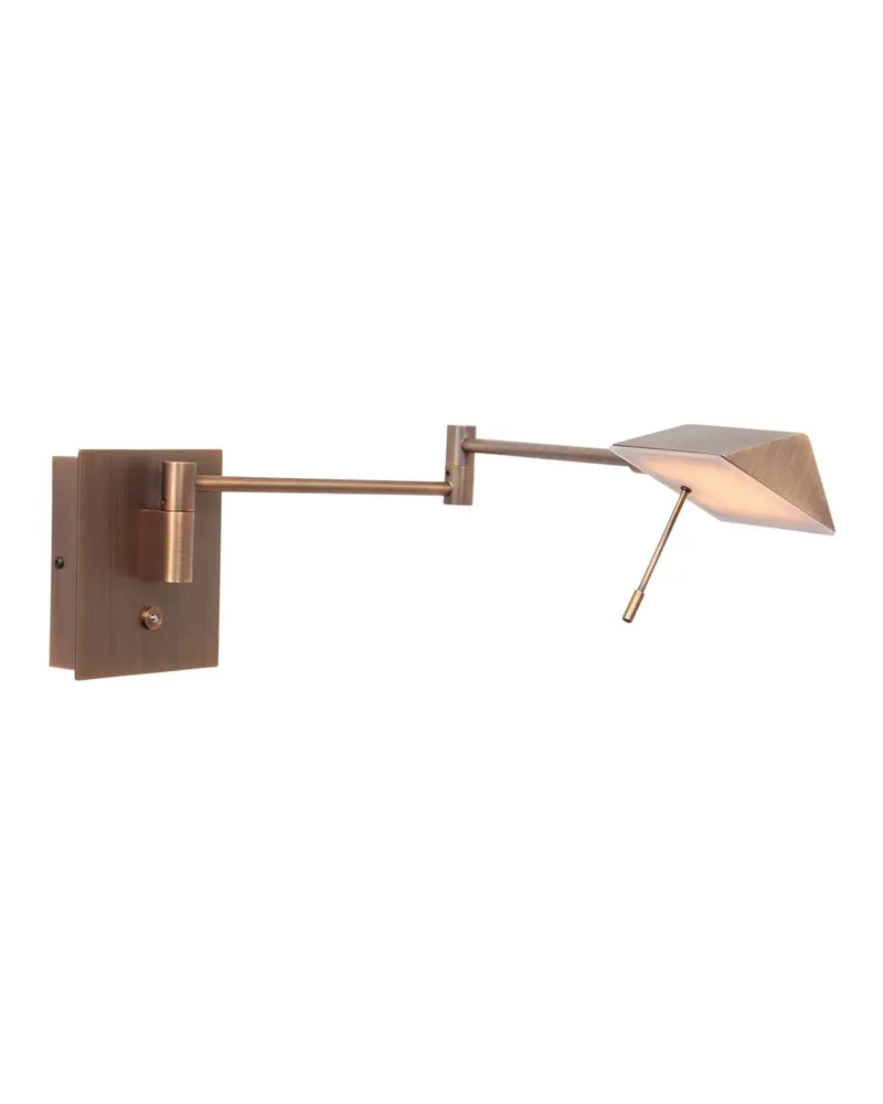 Retina Wandleuchte mit verstellbarem Arm und LED-Modul in Bronze, Ansicht 3