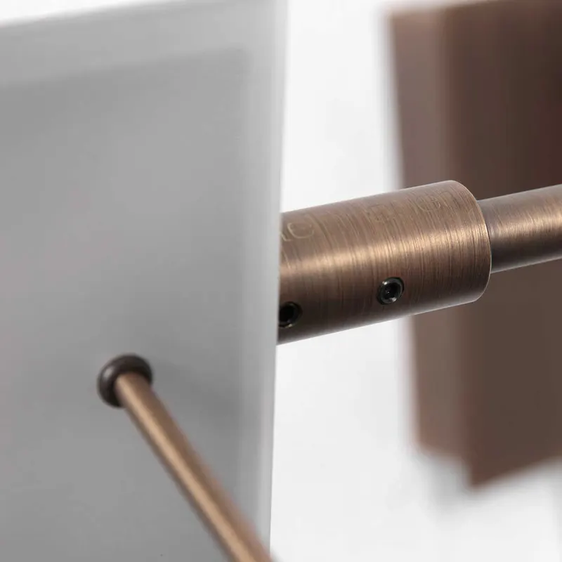 Retina Wandleuchte mit verstellbarem Arm und LED-Modul in Bronze, Ansicht 5