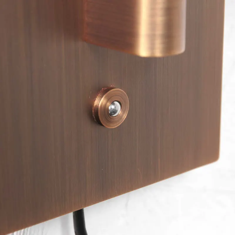 Retina Wandleuchte mit verstellbarem Arm und LED-Modul in Bronze, Ansicht 6