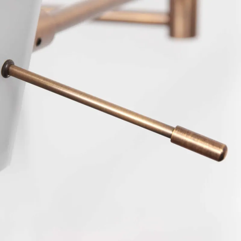 Retina Wandleuchte mit verstellbarem Arm und LED-Modul in Bronze, Ansicht 8