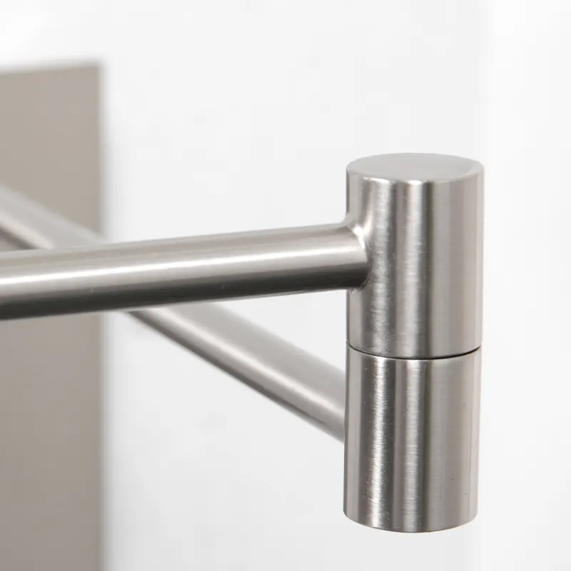 Retina Wandleuchte mit verstellbarem Arm und LED-Modul in Stahl, Ansicht 12