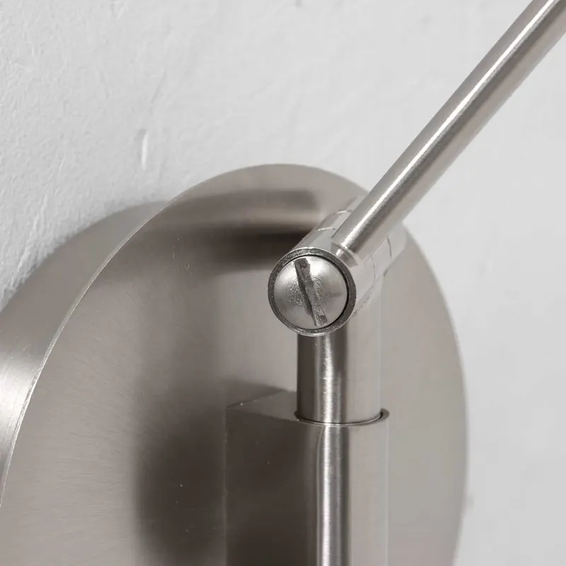 Steinhauer Exclusive Soleil Wandleuchte mit verstellbarem Lesearm in Stahl, Ansicht 11