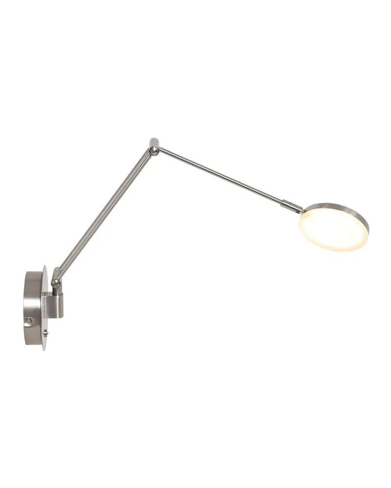 Steinhauer Exclusive Soleil Wandleuchte mit verstellbarem Lesearm in Stahl, Ansicht 13