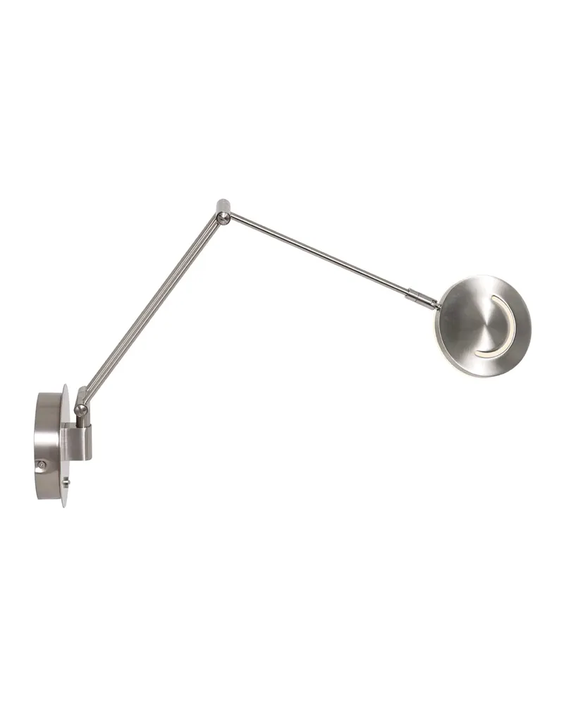 Steinhauer Exclusive Soleil Wandleuchte mit verstellbarem Lesearm in Stahl, Ansicht 14