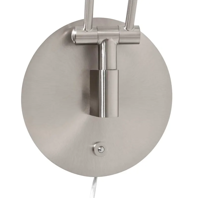 Steinhauer Exclusive Soleil Wandleuchte mit verstellbarem Lesearm in Stahl, Ansicht 17