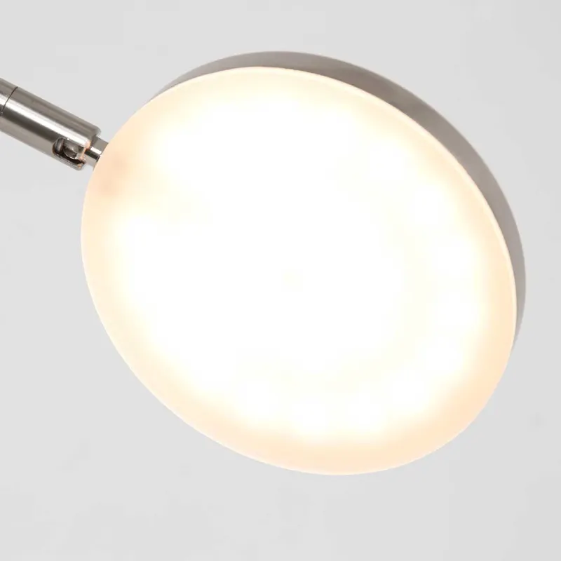 Steinhauer Exclusive Soleil Wandleuchte mit verstellbarem Lesearm in Stahl, Ansicht 19