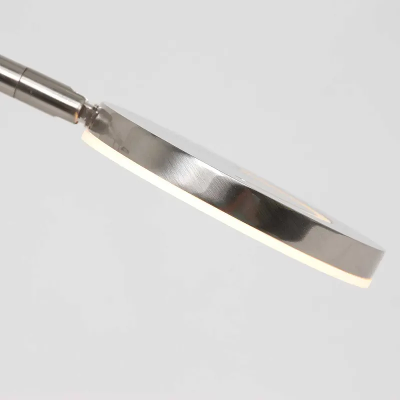 Steinhauer Exclusive Soleil Wandleuchte mit verstellbarem Lesearm in Stahl, Ansicht 4
