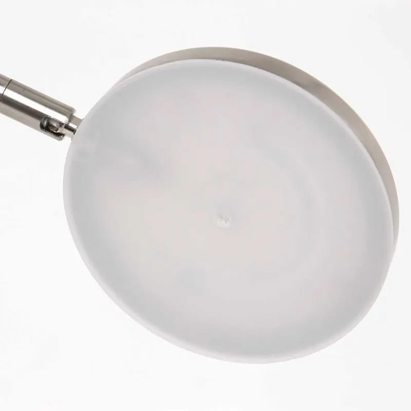 Steinhauer Exclusive Soleil Wandleuchte mit verstellbarem Lesearm in Stahl, Ansicht 6