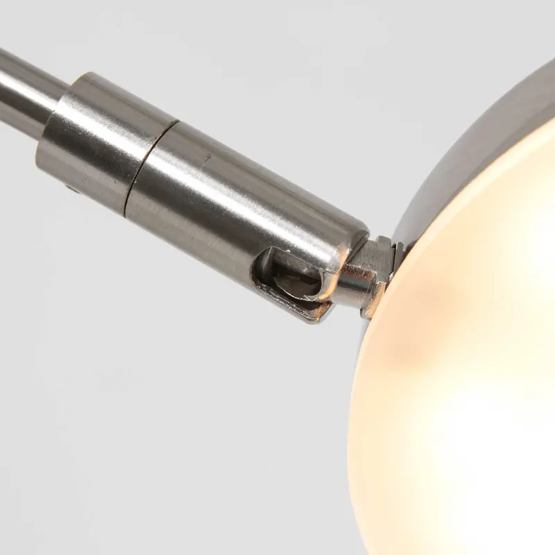 Steinhauer Exclusive Soleil Wandleuchte mit verstellbarem Lesearm in Stahl, Ansicht 8