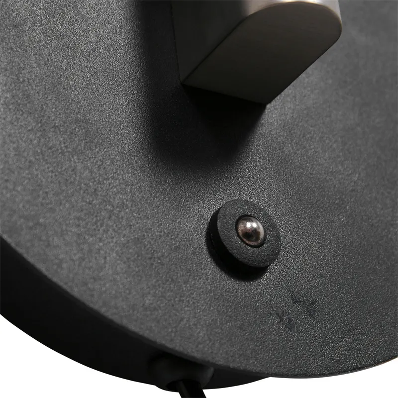 Turound Wandleuchte mit verstellbarem Lesearm, Schwarz in Schwarz, Ansicht 10