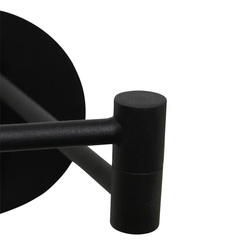Turound Wandleuchte mit verstellbarem Lesearm, Schwarz in Schwarz, Ansicht 6