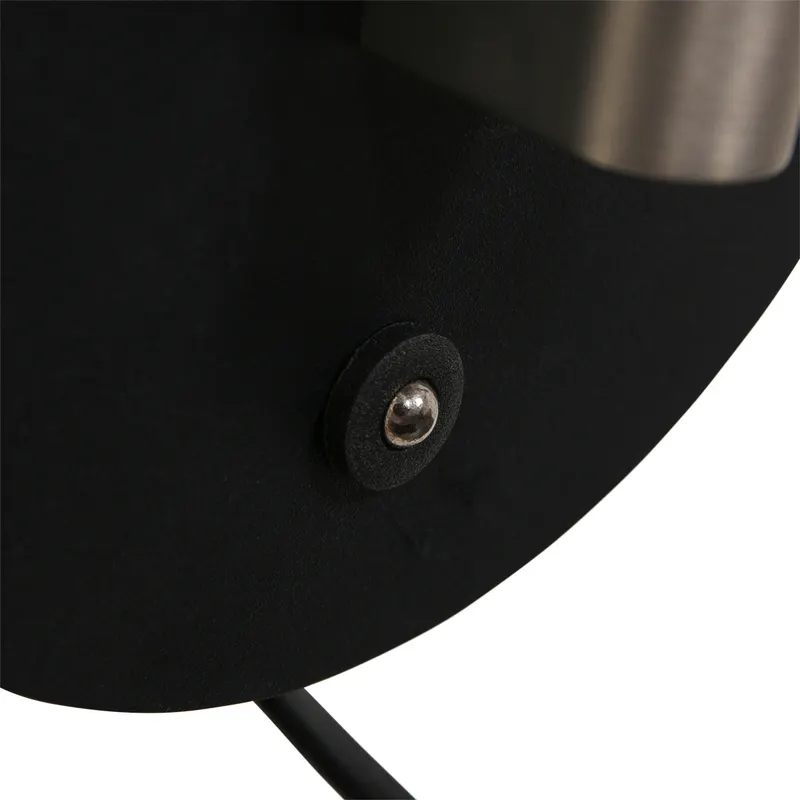 Turound Wandleuchte mit verstellbarem Lesearm, Schwarz in Schwarz, Ansicht 9