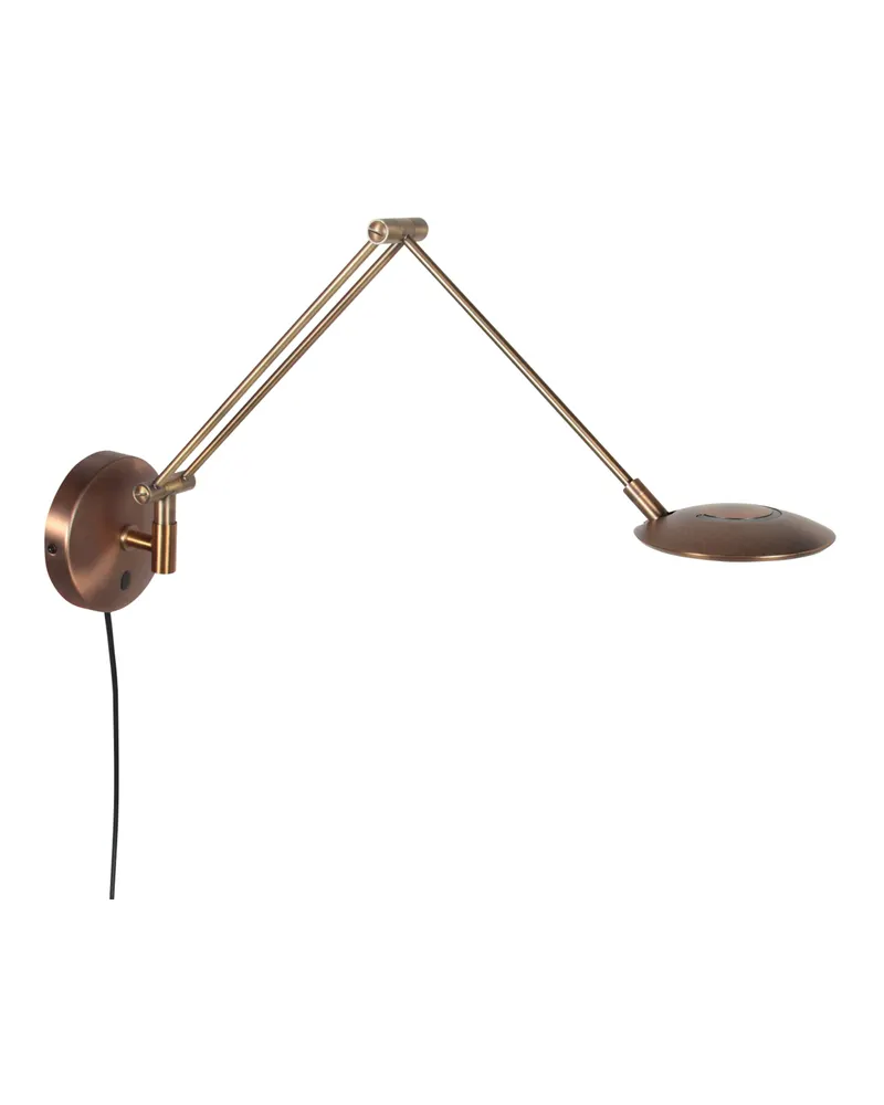Zenith2 LED-Wandleuchte mit verstellbarem Lesearm in Bronze, Ansicht 5