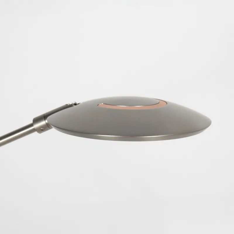Zenith2 LED-Wandleuchte mit verstellbarem Lesearm in Stahl, Ansicht 8