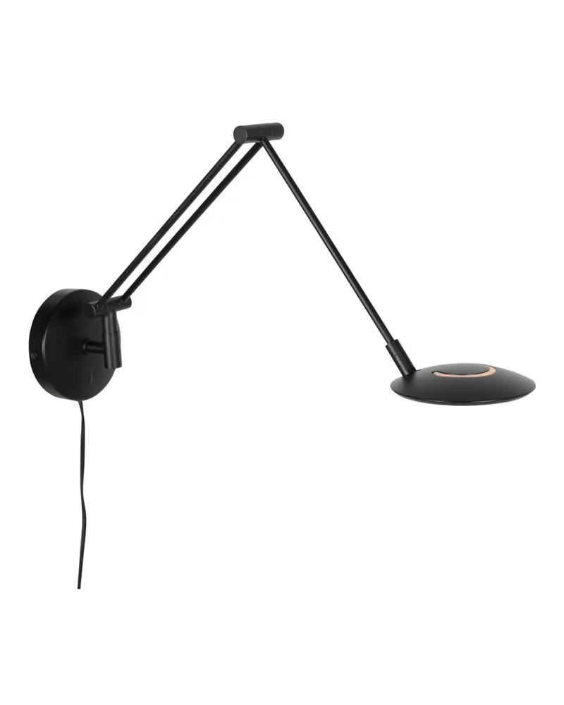 Zenith2 LED-Wandleuchte mit verstellbarem Lesearm, Schwarz