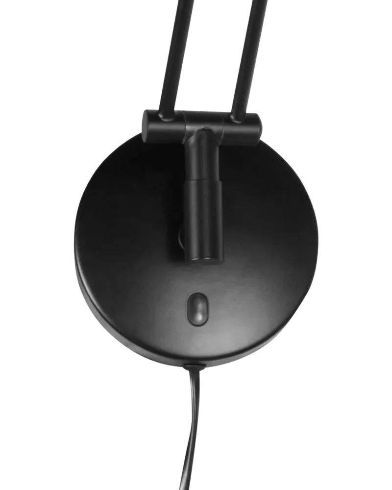 Zenith2 LED-Wandleuchte mit verstellbarem Lesearm in Schwarz, Ansicht 8