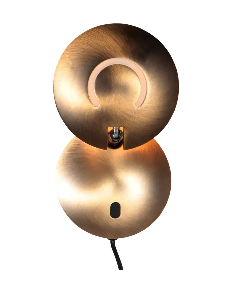 Zenith2 Wandleuchte mit schwenkbarem LED-Licht in Bronze, Ansicht 11