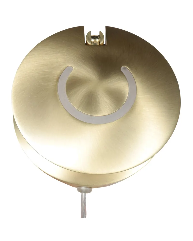 Zenith2 Wandleuchte mit schwenkbarem LED-Licht in Messing, Ansicht 11