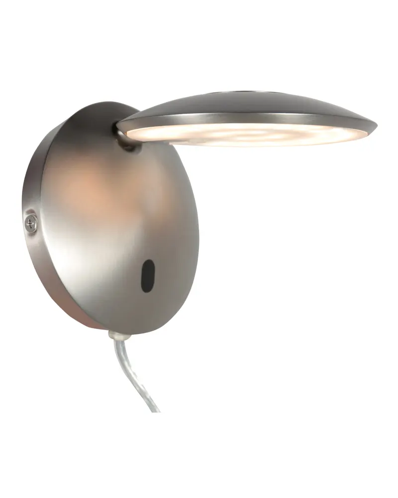 Zenith2 Wandleuchte mit schwenkbarem LED-Licht in Stahl, Ansicht 6