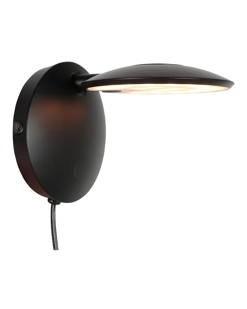 Zenith2 Wandleuchte mit schwenkbarem LED-Licht in Schwarz, Ansicht 5