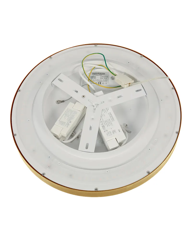 Steinhauer Flady LED-Deckenleuchte, Ø 50 cm in Gold, Ansicht 10